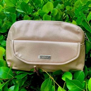 Versace Rose Gold Glitter Parfum Bag Cosmetic/Toiletry Bag